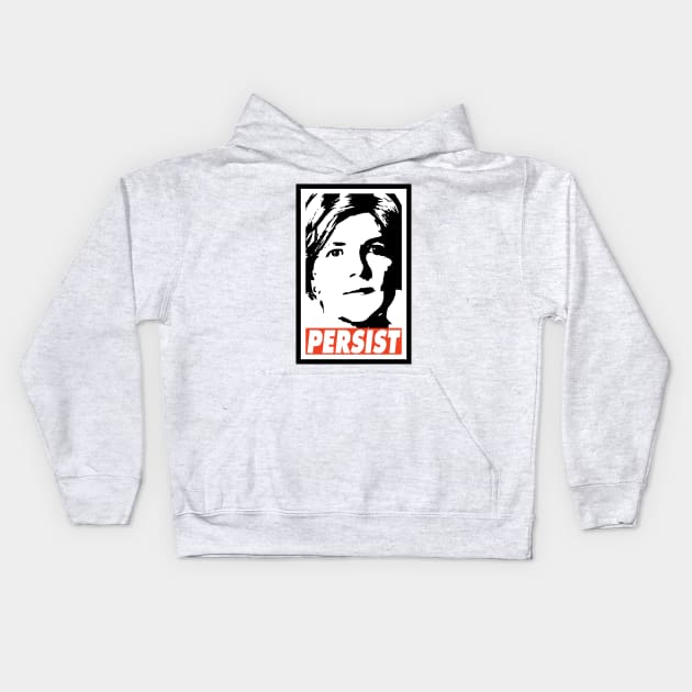 PERSIST Kids Hoodie by Nerd_art